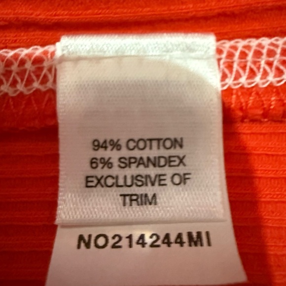 Make + Model orange Chemise with Plush Texture - Picture 8 of 8